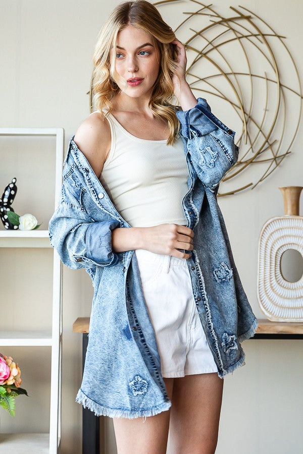 Oli & Hali Washed Star Shirt Top