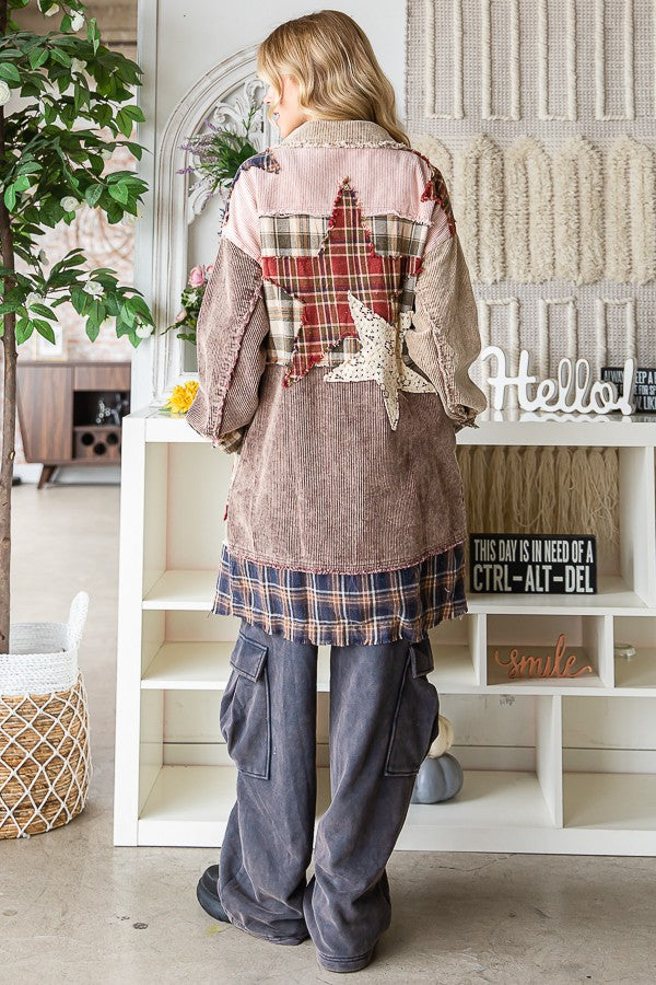 Oli & Hali Star Corduroy Jacket