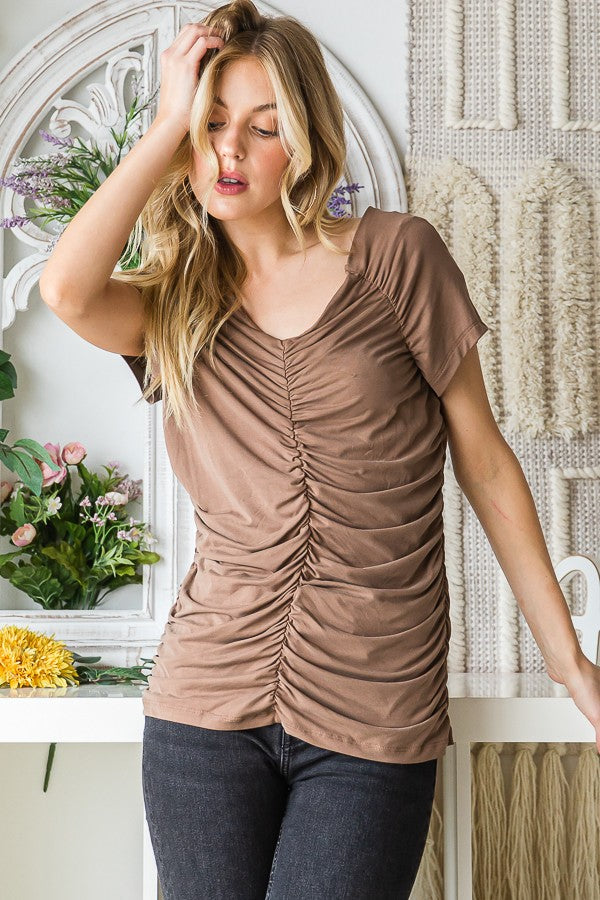 Oli & Hali Ruched Top