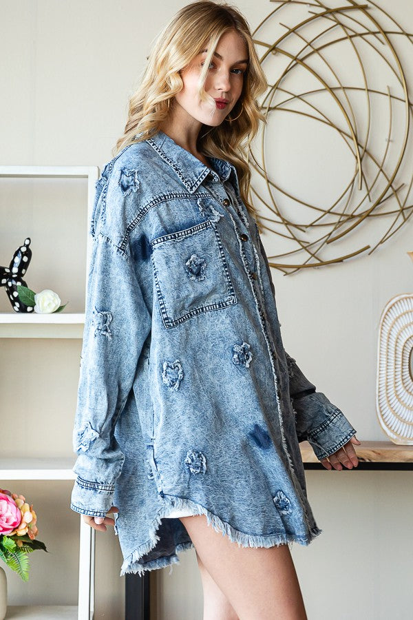 Oli & Hali Washed Star Shirt Top