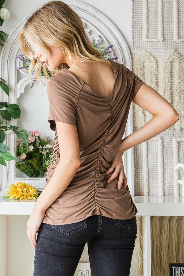 Oli & Hali Ruched Top