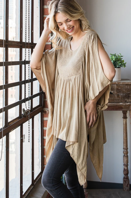 Oli & Hali Mineral Washed Smomcked Square Top