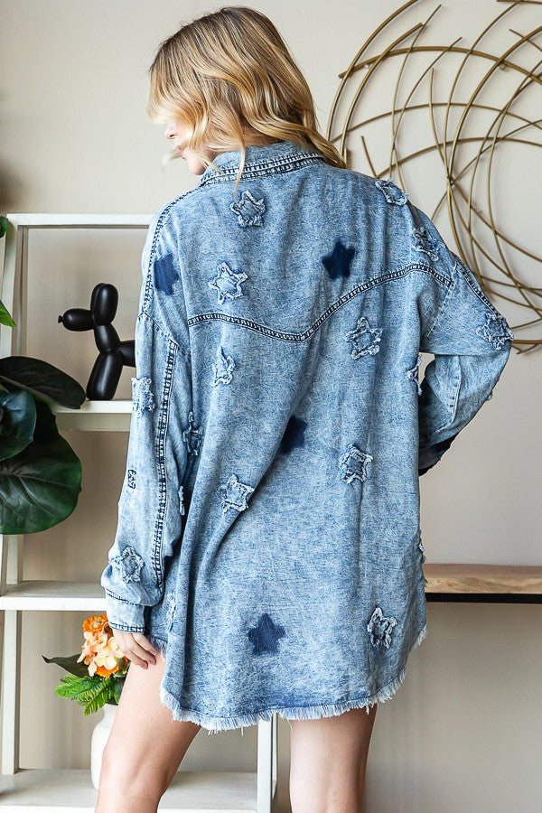 Oli & Hali Washed Star Shirt Top