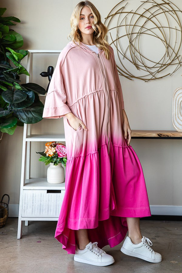 Oli & Hali Short Sleeve Zip Up Hoodie Jacket