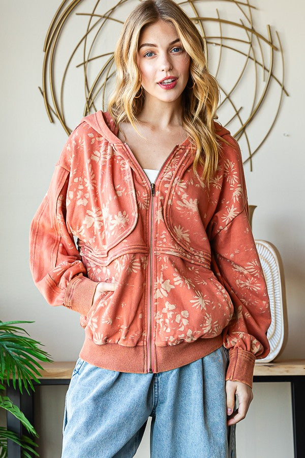 Oli & Hali Printed Jacket Hood Jacket