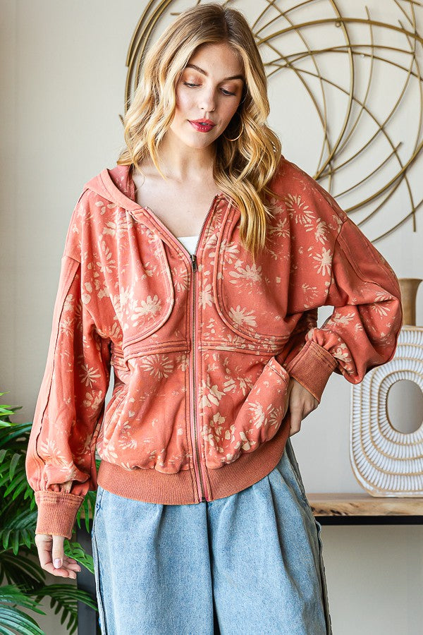 Oli & Hali Printed Jacket Hood Jacket