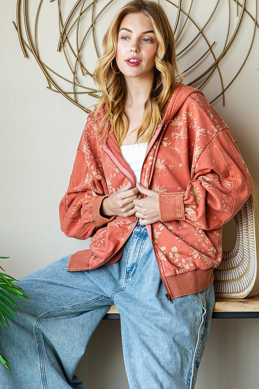 Oli & Hali Printed Jacket Hood Jacket