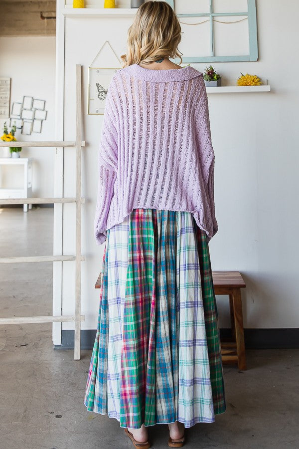 Oli & Hali Long Sleeve V Neck Sweater Top