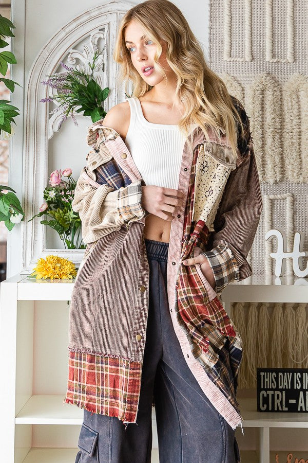 Oli & Hali Star Corduroy Jacket