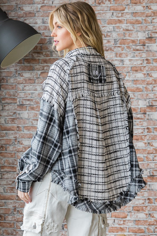 Oli & Hali Fabric Mixed Shirts Top