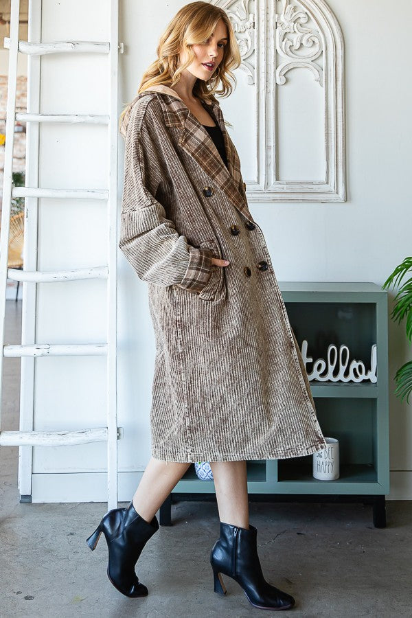 Oli & Hali Mineral Washed Corduroy Jacket