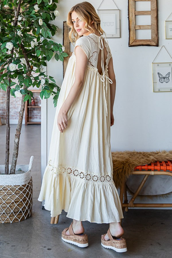 Oli & Hali Rayon Guaze Long Dress