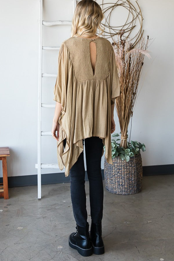 Oli & Hali Mineral Washed Smomcked Square Top