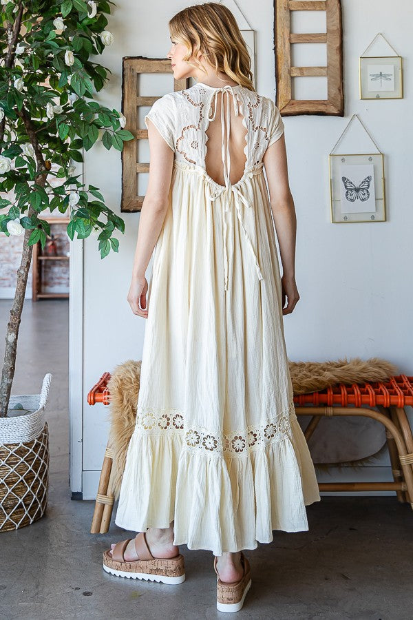 Oli & Hali Rayon Guaze Long Dress