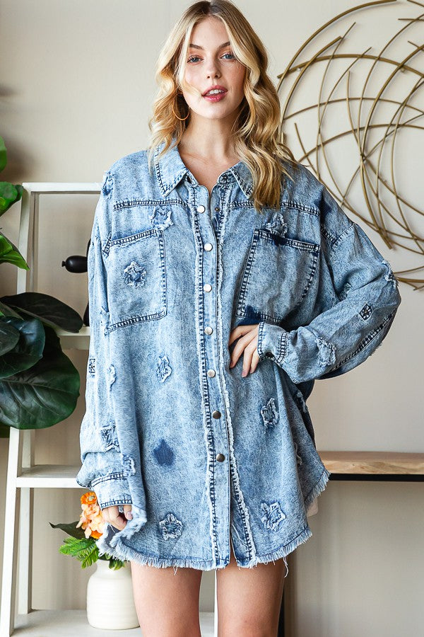 Oli & Hali Washed Star Shirt Top