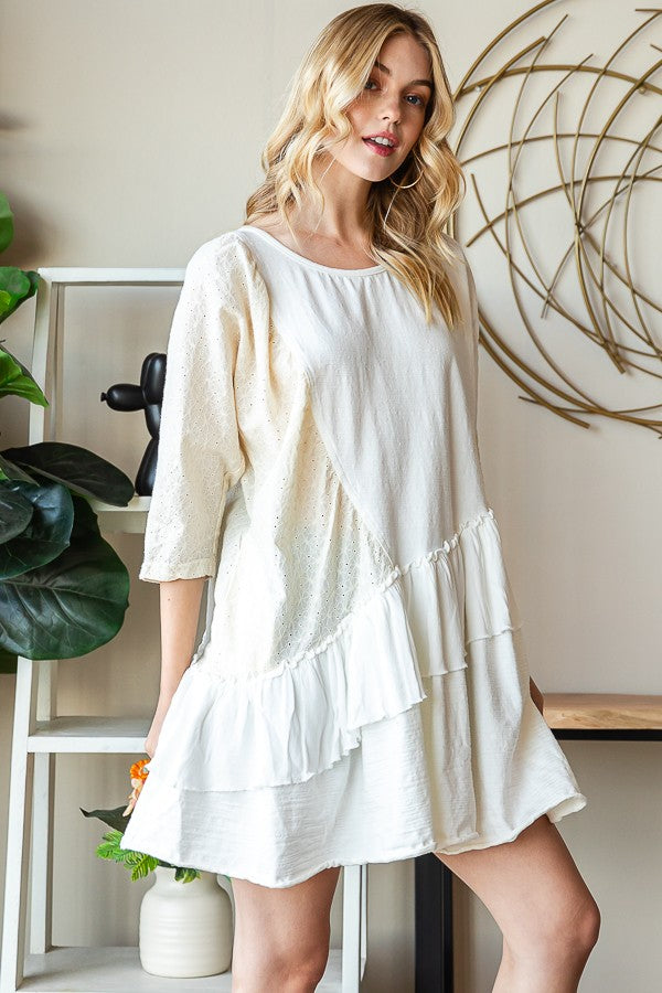 Oli & Hali Mineral Washed Ruffle Top