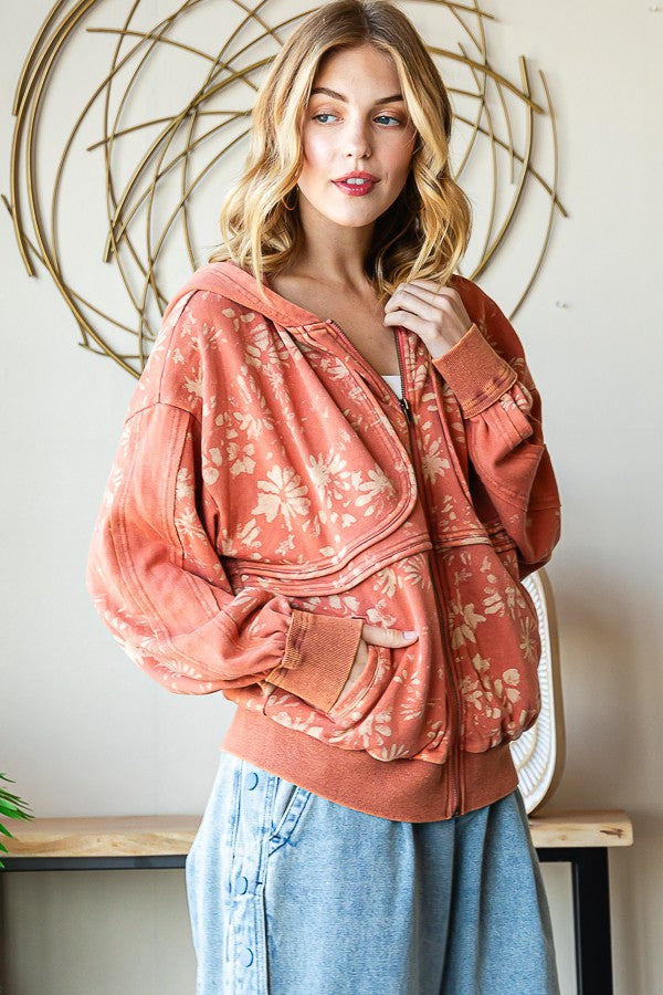 Oli & Hali Printed Jacket Hood Jacket