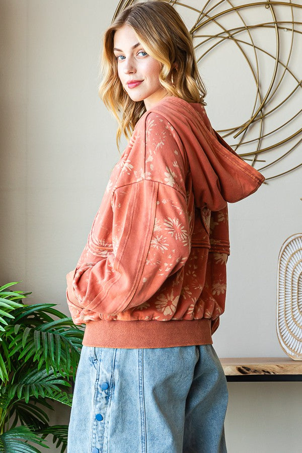 Oli & Hali Printed Jacket Hood Jacket