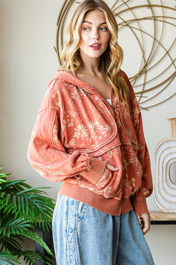 Oli & Hali Printed Jacket Hood Jacket