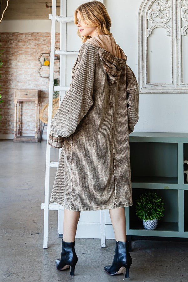 Oli & Hali Mineral Washed Corduroy Jacket