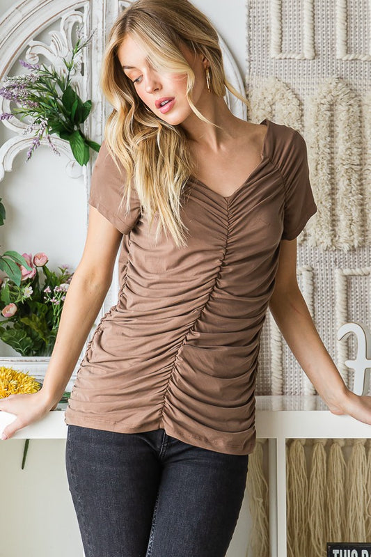 Oli & Hali Ruched Top